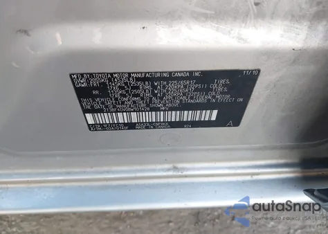 2011 Toyota Rav4 from USA, damaged, VIN 2T3BF4DV0BW101428